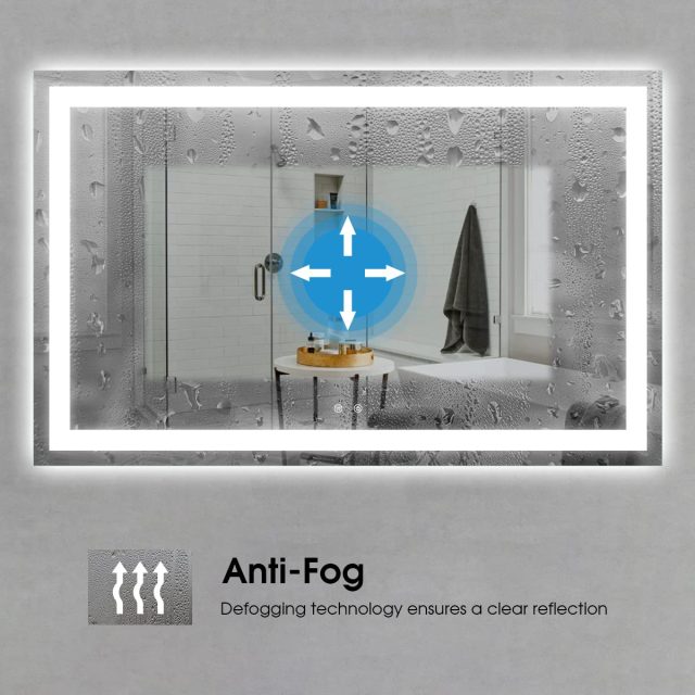 frameless-rectangular-led-bathroom-mirror Product image