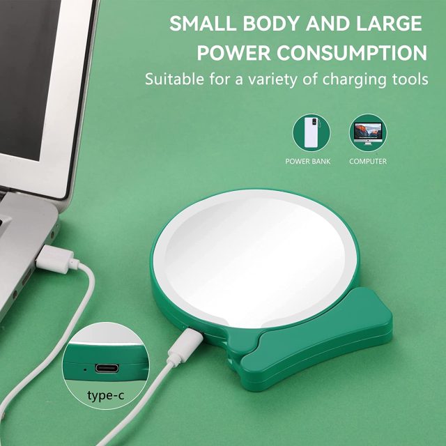 hand-mirror-with-light-rechargeable Detail image