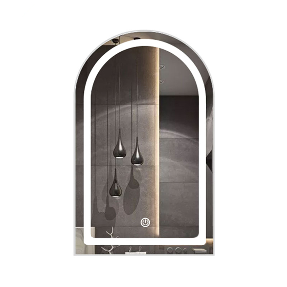 anti-fog-smart-led-bathroom-mirror Smart LED Bathroom Mirror with Anti-Fog, Bluetooth & Time Display