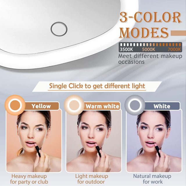 compact-makeup-mirror-with-led-lights Detail image