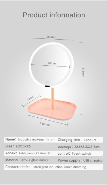 led-makeup-mirror-e Detail image
