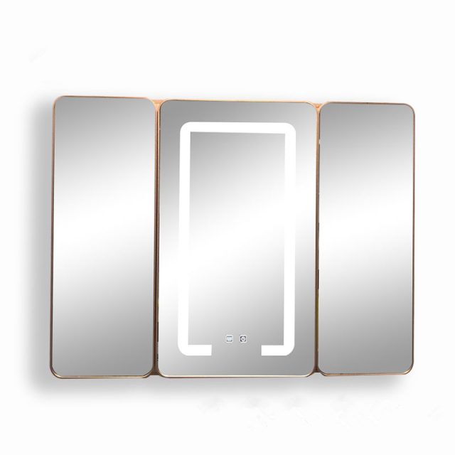LED Bathroom Mirror Cabinet with Bluetooth Speaker & 3X Magnifier