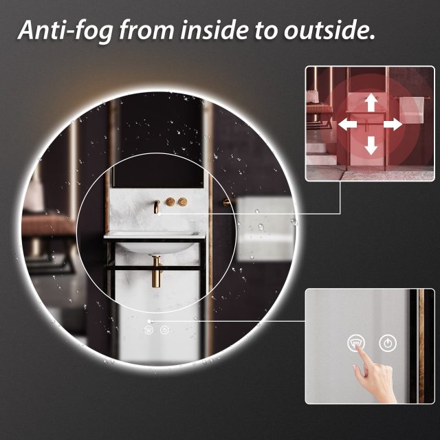 frameless-round-backlit-bathroom-mirror Product image
