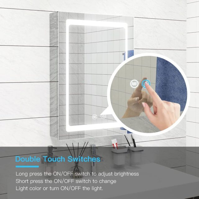 led-mirror-cabinet-for-bathroom Detail image
