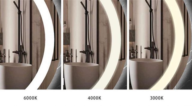 frameless-round-bathroom-vanity-mirror Detail image