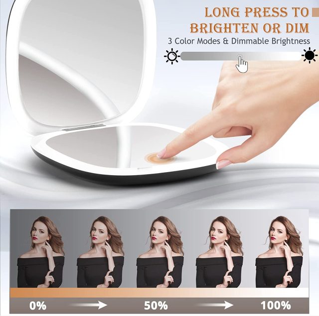 compact-makeup-mirror-with-led-lights Detail image