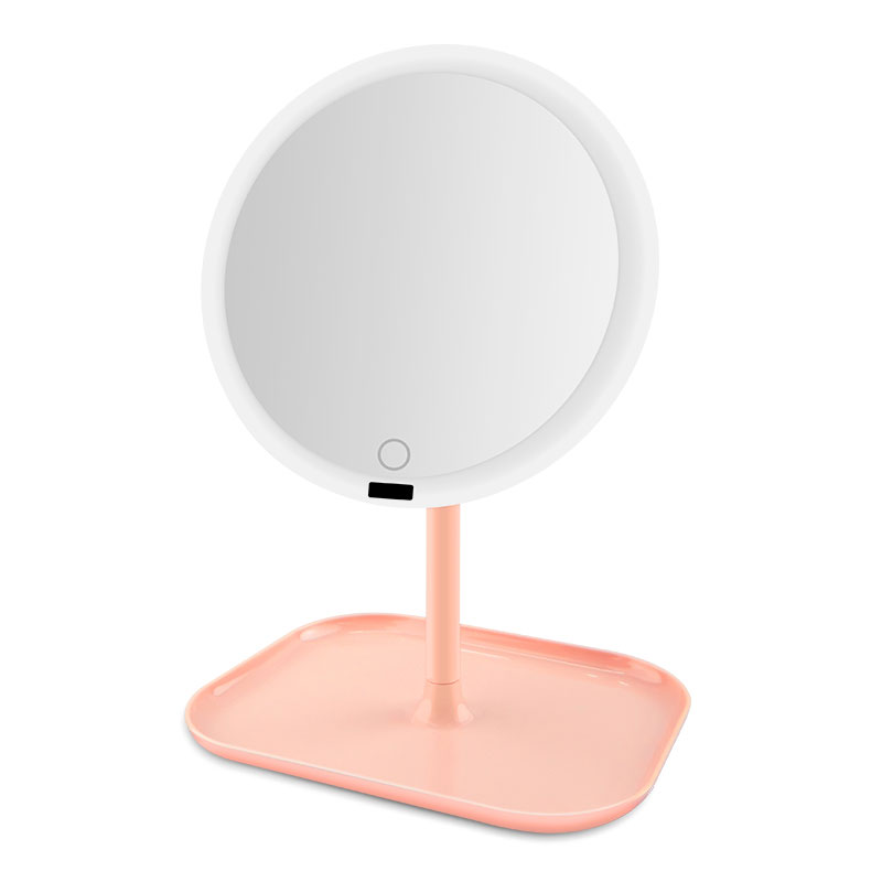 led-makeup-mirror-e LED Makeup Mirror E with Smart Sensor, Rechargeable