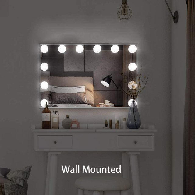 large-hollywood-lighted-vanity-mirror-with-15-dimmable-led-bulbs Product image