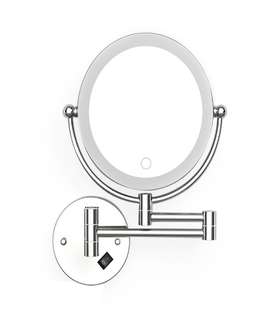 TCMM-I2 LED Wall-Mounted Extendable Makeup Mirror TCMM-I2, 8 in., Hardwired Touch, 5X