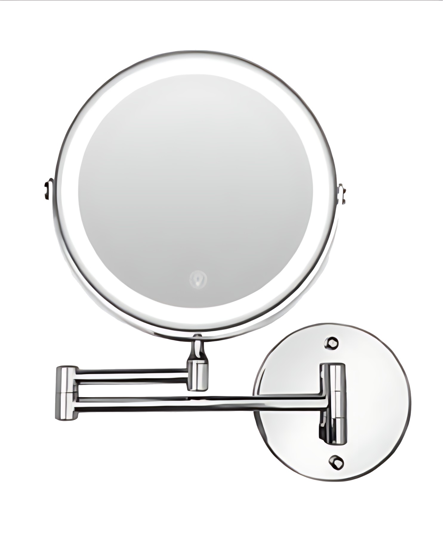 TCMM-J LED Wall-Mounted Extendable Makeup Mirror TCMM-J, 9 in., Tri-Color Light, 4000mAh, Type-C