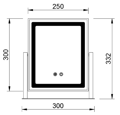 TCMM-Q4-300250 Dimension drawing