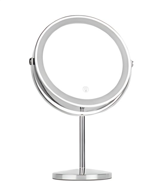TCMM-R5 LED Double-Sided Tabletop Makeup Mirror TCMM-R5, 9 in., Straight Stem, 2000mAh
