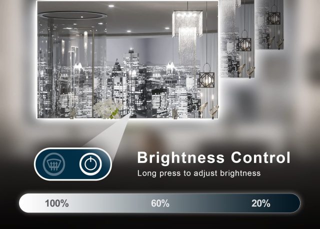 rectangular-backlit-bathroom-vanity-mirror Detail image