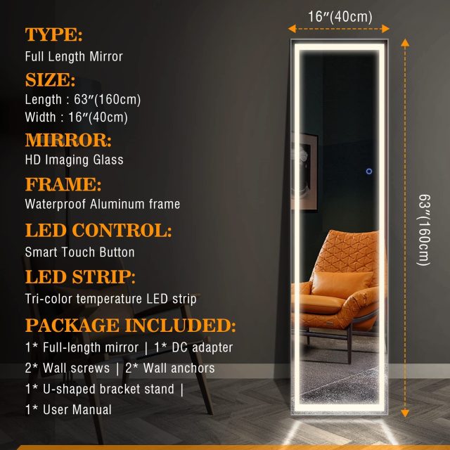 led-full-length-mirror Product image
