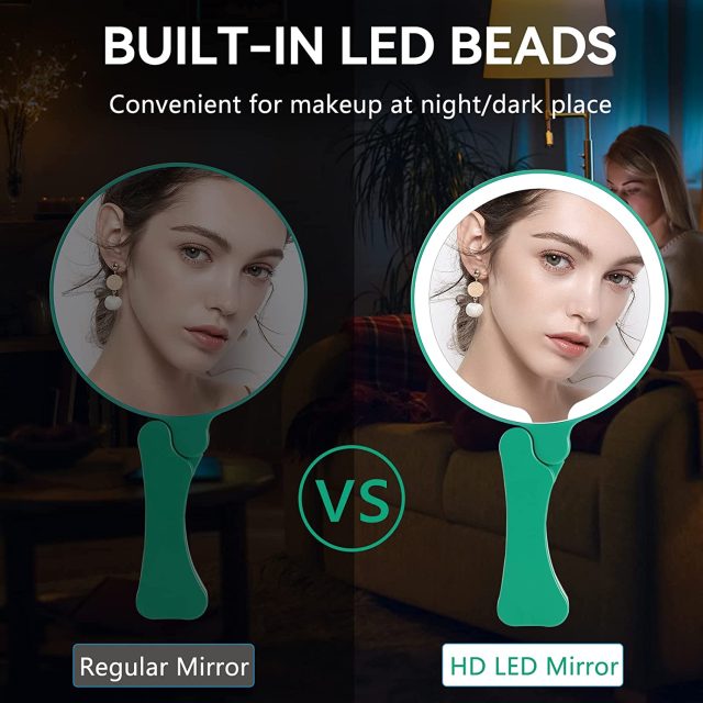hand-mirror-with-light-rechargeable Detail image