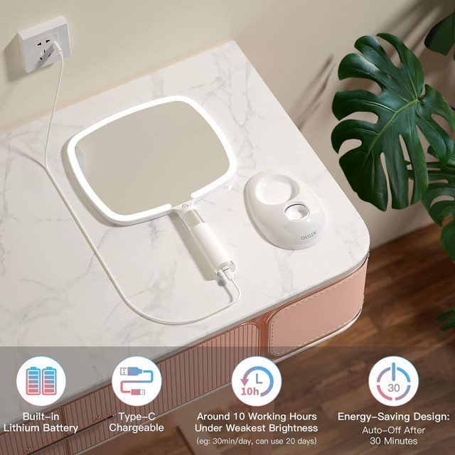 rechargeable-led-handheld-mirror Product image
