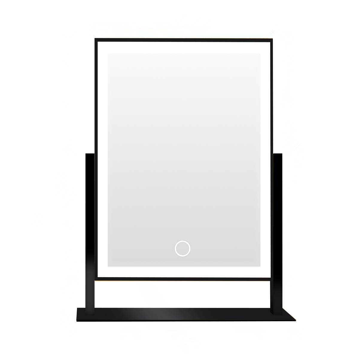 led-desktop-vanity-mirror-q LED Desktop Vanity Mirror Q, 3 Light Colors, Plug-In