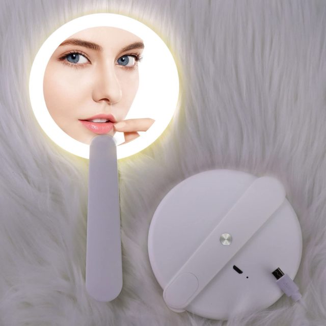 led-foldable-travel-handheld-mirror Detail image