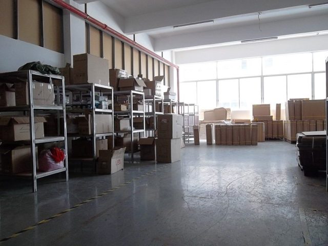 Finished-goods warehouse