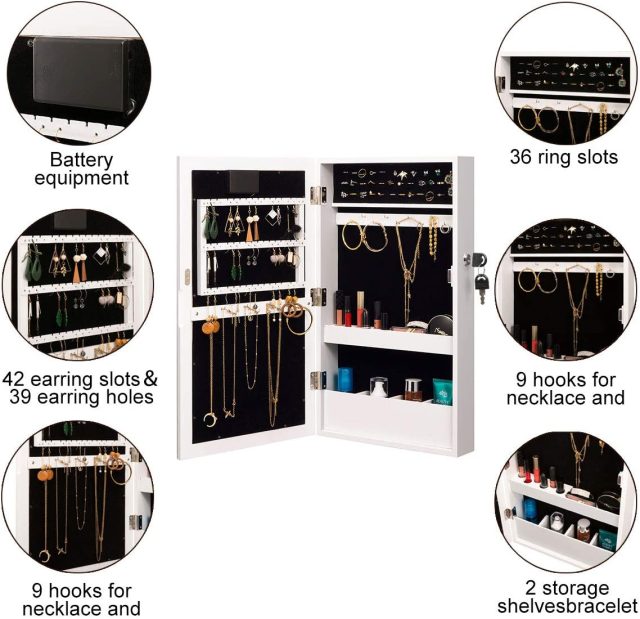 wall-mount-led-light-mirror-cabinet Detail image