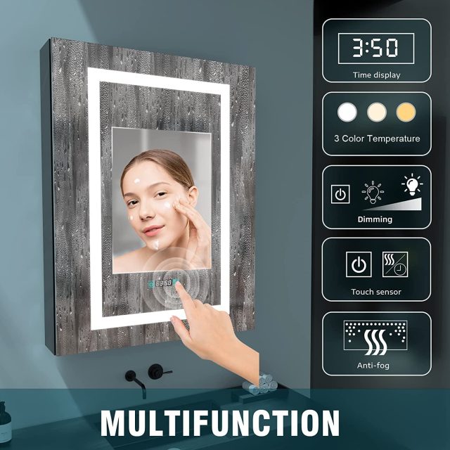 led-mirror-medicine-cabinet-with-lights Detail image