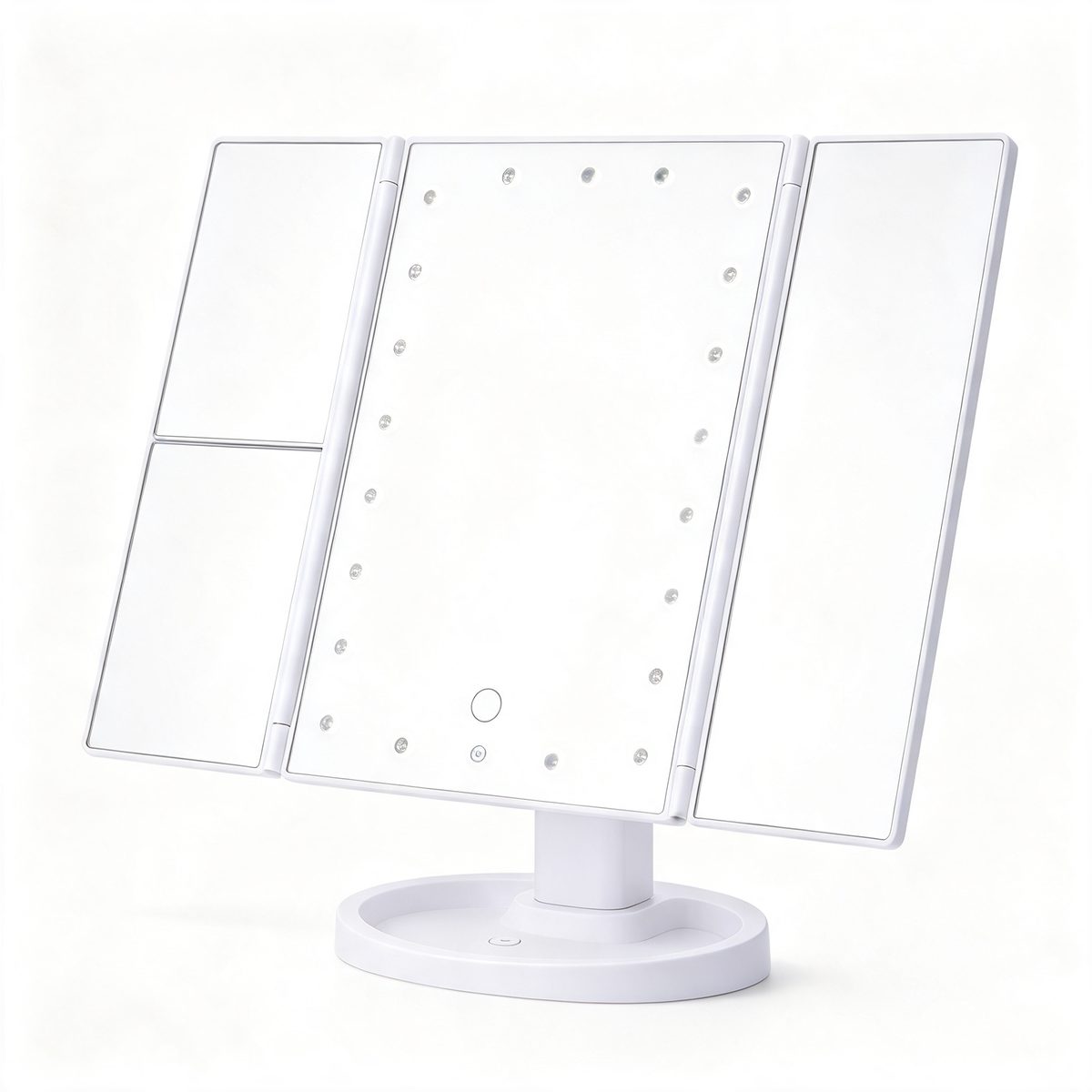 TCMM-10 LED Tri-Fold Makeup Mirror TCMM-10, 1X/2X/3X