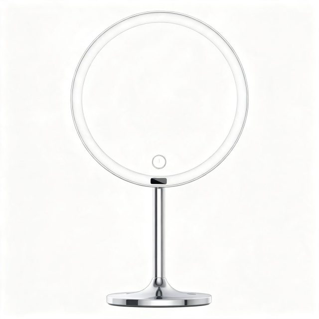 TCMM-F1 LED Ring Light Tabletop Makeup Mirror TCMM-F1, 8.5 in., Touch, 4000mAh