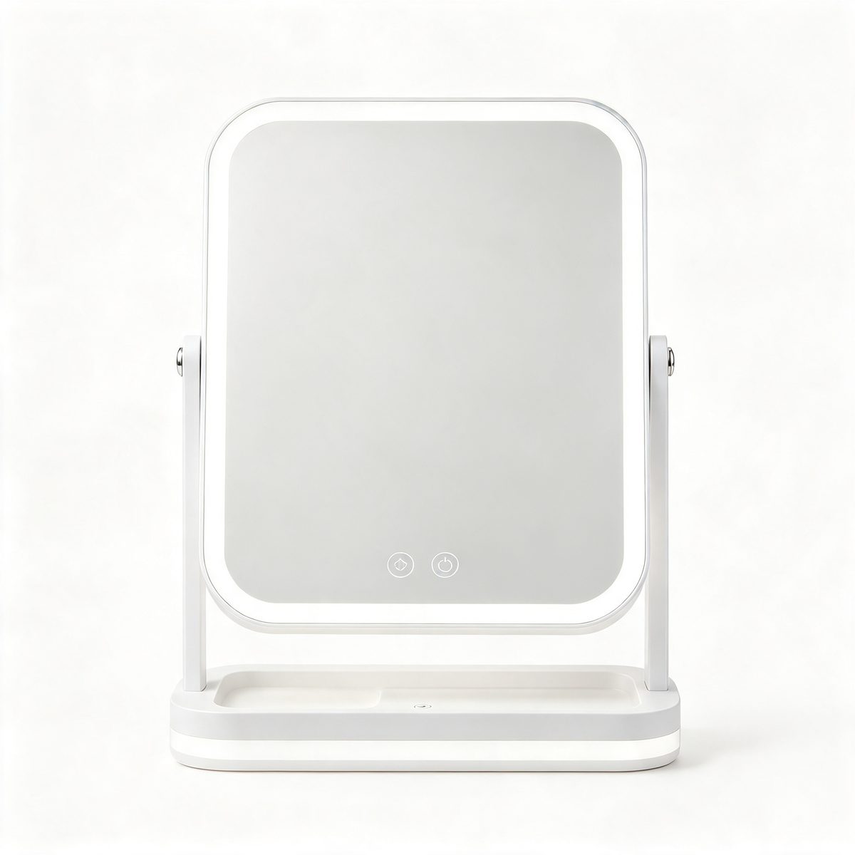TCMM-Q30 LED Vanity Mirror TCMM-Q30 with Storage Tray Base
