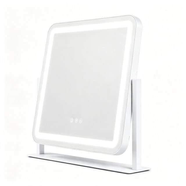 Large LED Light-Frame Vanity Mirror TCMM-Q35-1, 550 × 421 × 100 mm, 17W