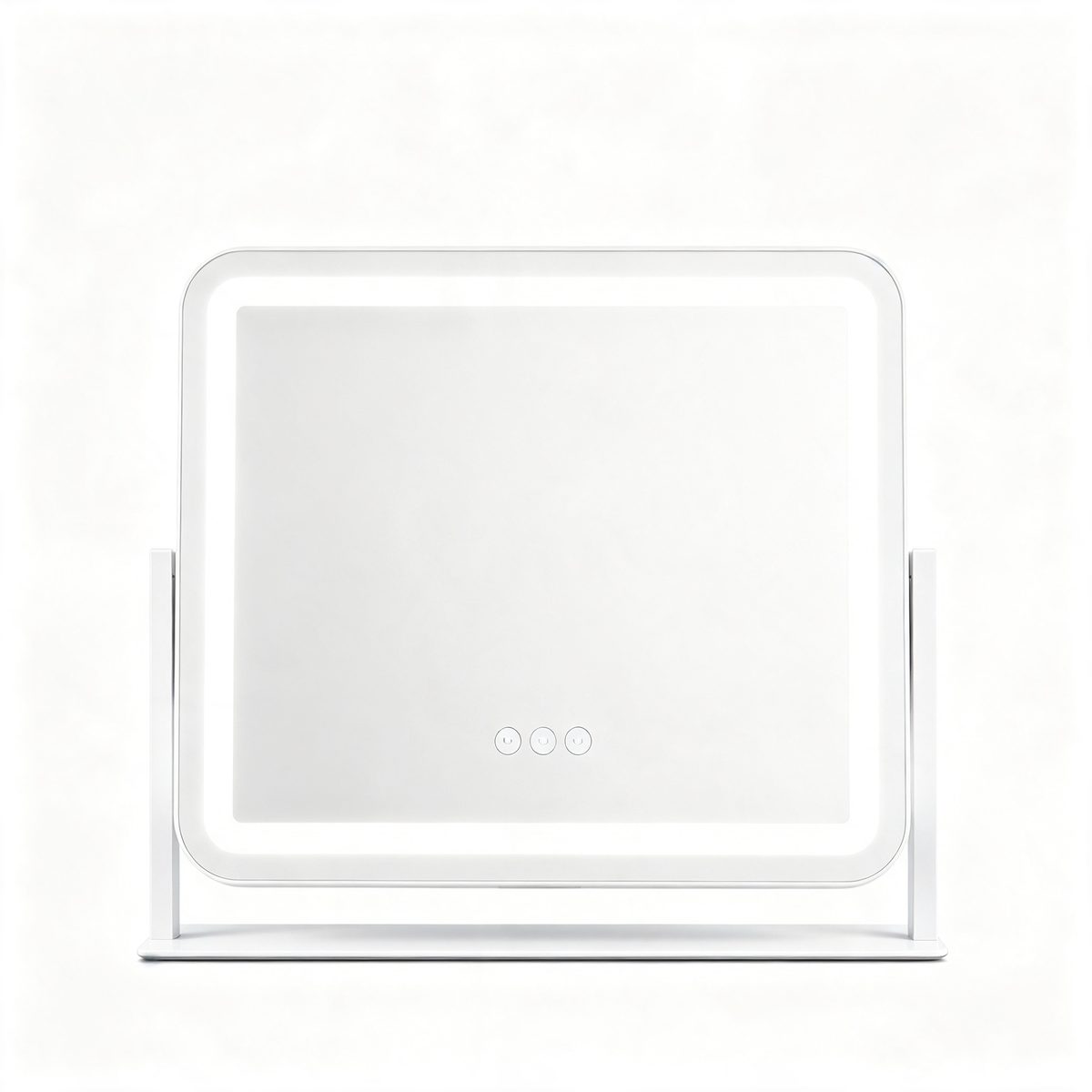 TCMM-Q35 LED Light-Frame Vanity Mirror TCMM-Q35, Rounded Landscape, 336 × 292 mm, Dual Color
